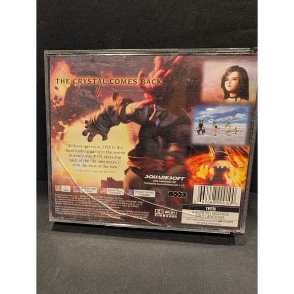Final Fantasy IX PlayStation Video Game 4-Disc RPG Classic - Picture 3 of 3